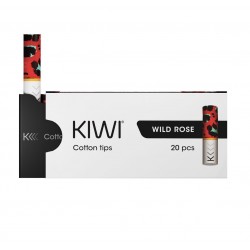 Kiwi Vapor WILD ROSE COTTON TIPS (20 pcs)